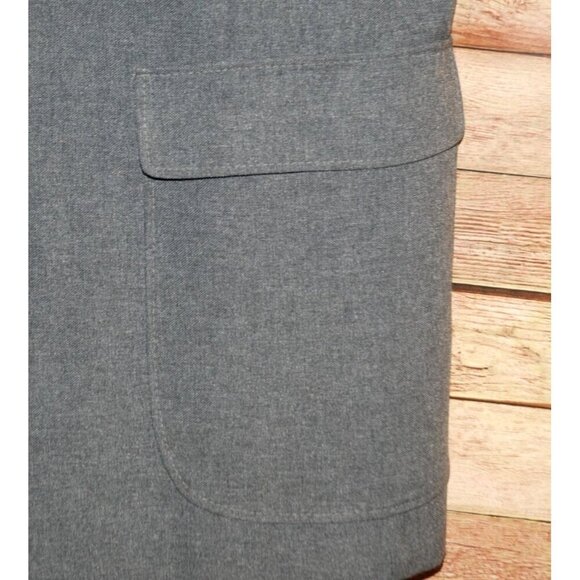 Vintage Style Edgeworth Gray Blazer Sport Coat Jacket Size 42R Double Buttons - Picture 4 of 10